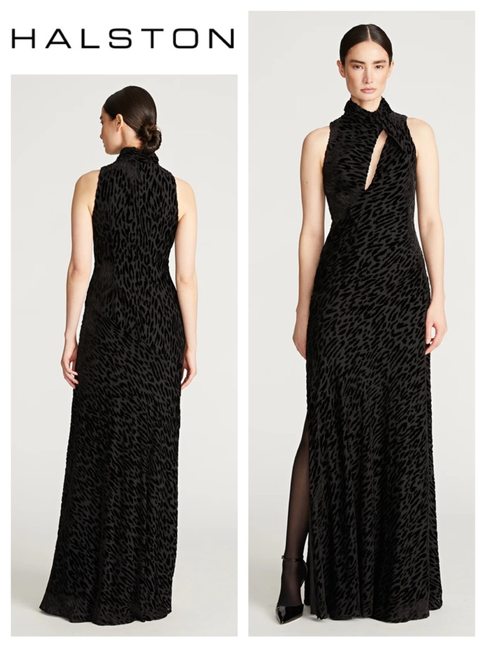 HALSTON Uma Gown In Devoree